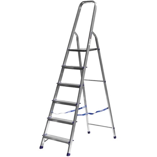 Лестница-стремянка алюминиевая СИБИН 38801-6 6 ступеней 38801-6 - фото 13343