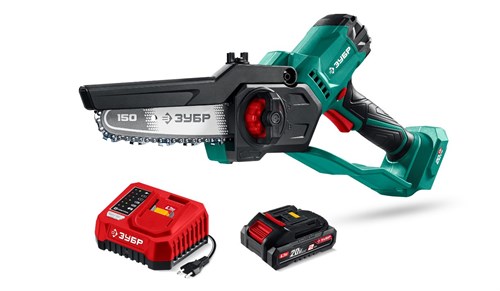 Мини-пила цепная аккумуляторная ЗУБР ПЦБ-2015-21 ПЦБ-2015-21 в магазине Арсенал