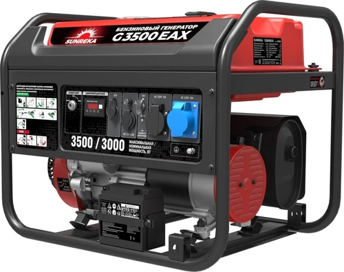 Генератор бензиновый SUNREKA G3500EAX инверторный 211002 в магазине Арсенал