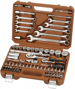 Набор инструментов OMBRA OMT82S (82 предм., 1/4"+1/2") 103668 в магазине Арсенал