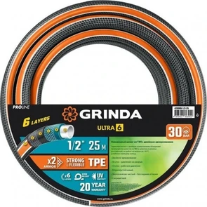 Шланг поливочный GRINDA PROline ULTRA 6 1/2" 25 м 429009-1/2-25 в магазине Арсенал