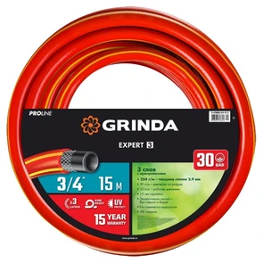 Шланг поливочный GRINDA PROLine EXPERT 3 3/4" 15 м 8-429005-3/4-15 в магазине Арсенал