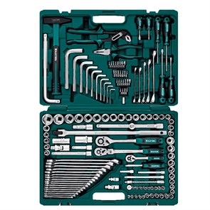 Набор инструмента универсальный KRAFTOOL EXTREM-142 (142 предм., 1/2″+3/8″+1/4″) 27889-H142