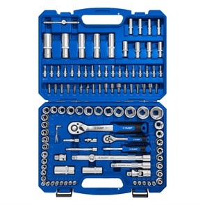 Набор инструмента универсальный ЗУБР А-110 (110 предм., 1/2″+1/4″) 27635-H110