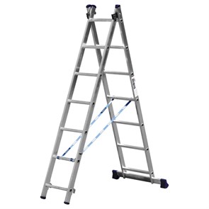 Лестница универсальная СИБИН 38823-07 (двухсекционная, 7 ступеней) 38823-07