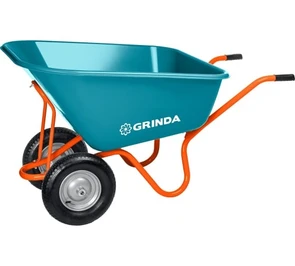 Тачка садовая Grinda GP-1 260л ударопрочный пластик 422401 в магазине Арсенал