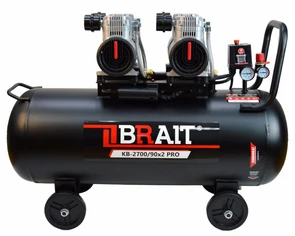 Компрессор поршневой безмасляный BRAIT KВ-2700/90х2 20.01.028.043 в магазине Арсенал