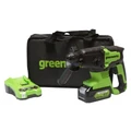 Перфоратор аккумуляторный GreenWorks GD24SDS2 24V 3803007UB в магазине Арсенал