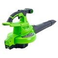 Воздуходувка-пылесос аккумуляторная GreenWorks GD40BVII 40V (без АКБ и ЗУ) 2406907
