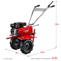 Мотоблок бензиновый ЗУБР МТБ-400 с понижающей передачей МТБ-400 в магазине Арсенал